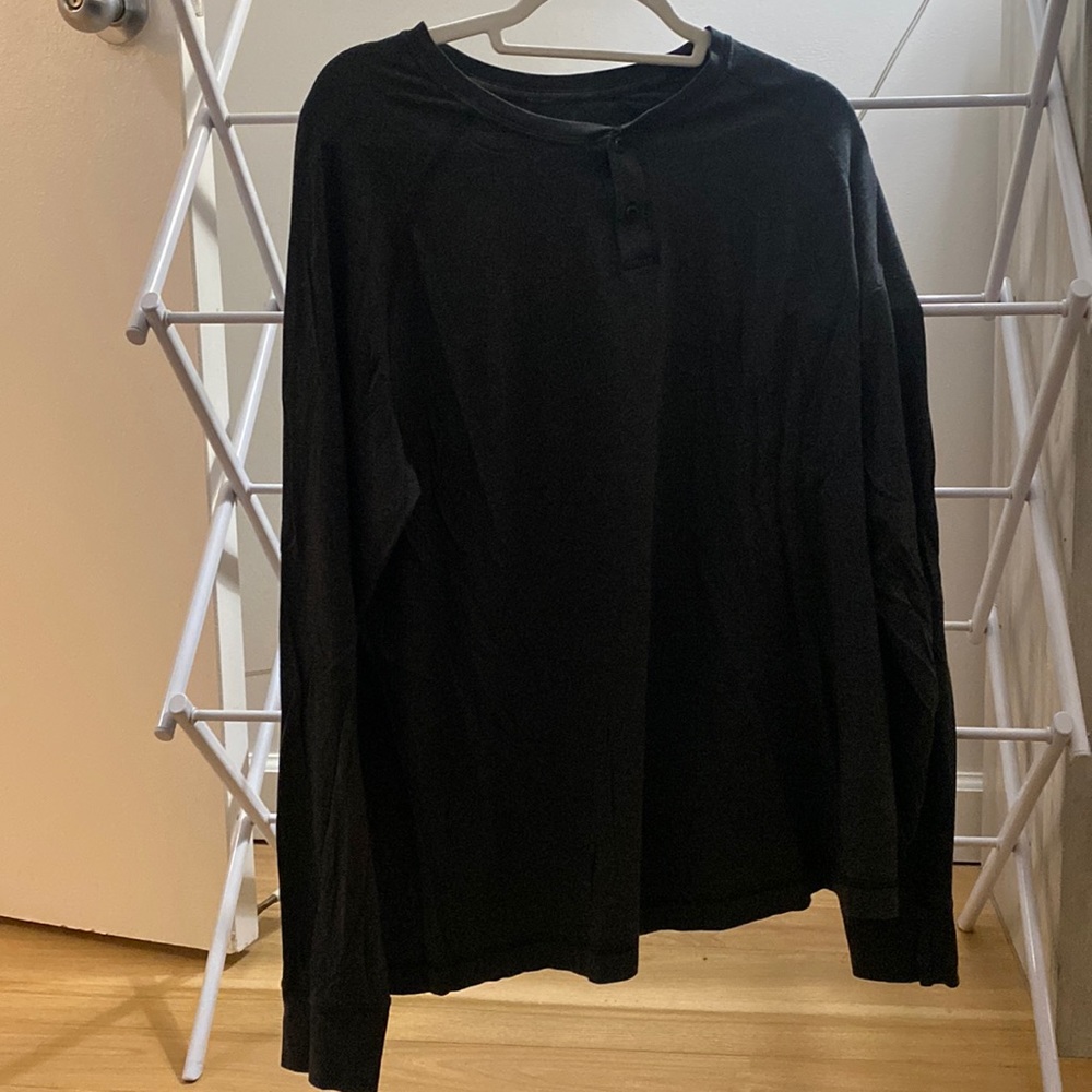 Lululemon XL charcoal color Henley worn but good condition